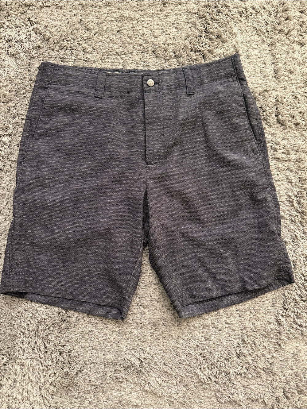Men's Casual Callaway Golf Gray Textured Shorts
